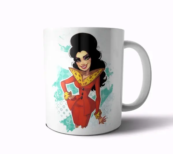 Taza de Cerámica La Niñera Fran Fine Ilustración