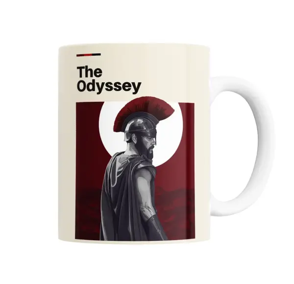 Taza de Cerámica La Odisea The Odyssey Guerrero Espartano