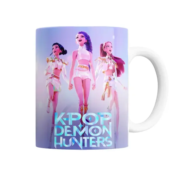 Taza de Cerámica K-Pop Demon Hunters Huntrix Trio