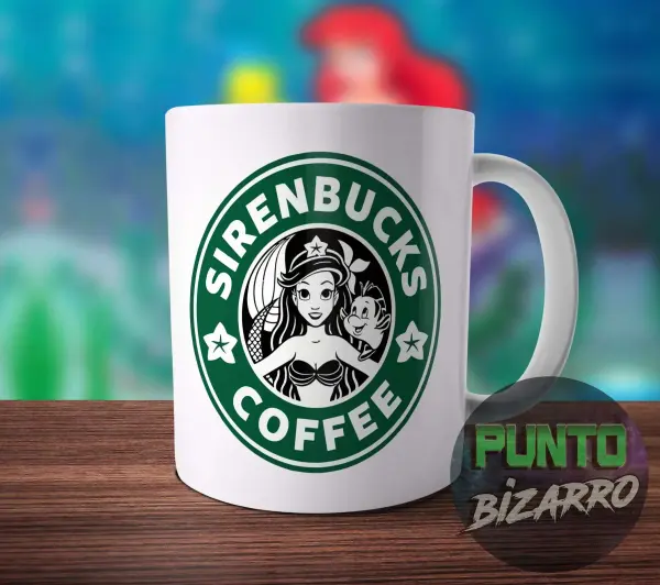 Taza de Cerámica La Sirenita Sirenbucks Coffee