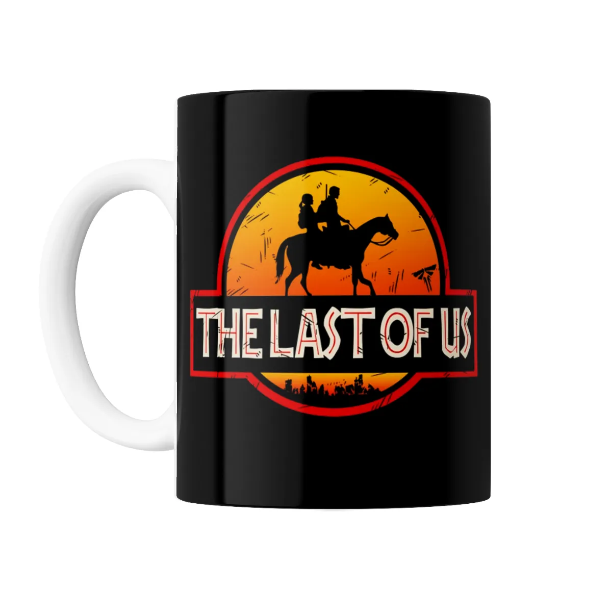 Taza de Cerámica The Last of Us Joel y Ellie Jurassic Park - vista 2