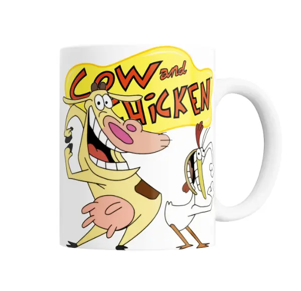 Taza de Cerámica Cow and Chicken La Vaca y el Pollito