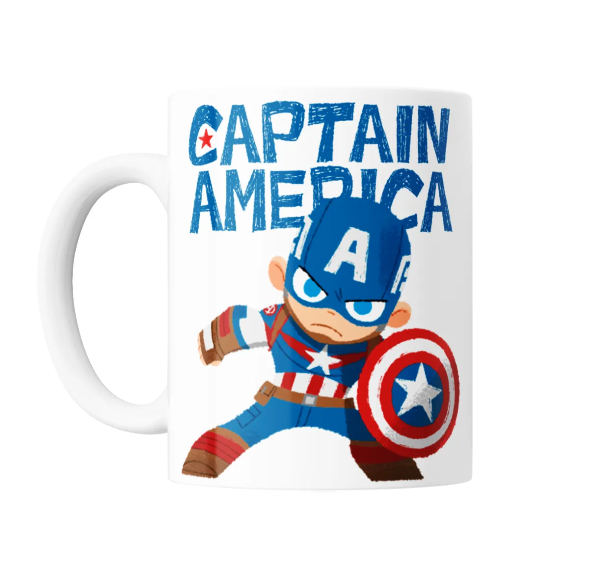 Taza de Cerámica Avengers Capitán América Chibi - vista 2
