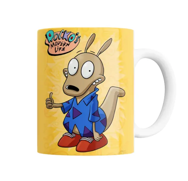 Taza de Cerámica La Vida Moderna de Rocko Rocko