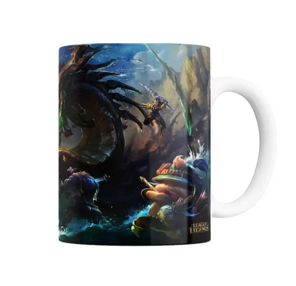 Taza de Cerámica League of Legends Duelo Marino