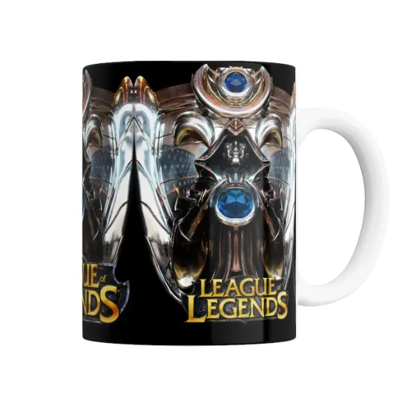 Taza de Cerámica League of Legends Armadura Plateada