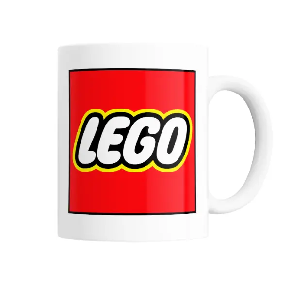 Taza de Cerámica Lego Logo Rojo