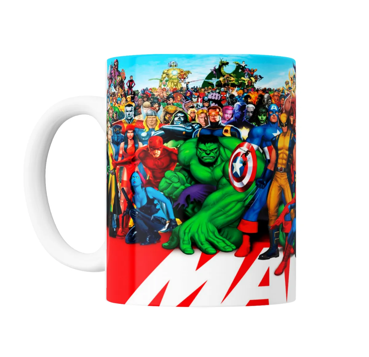 Taza de Cerámica Avengers Marvel Equipo Completo Héroes - vista 2