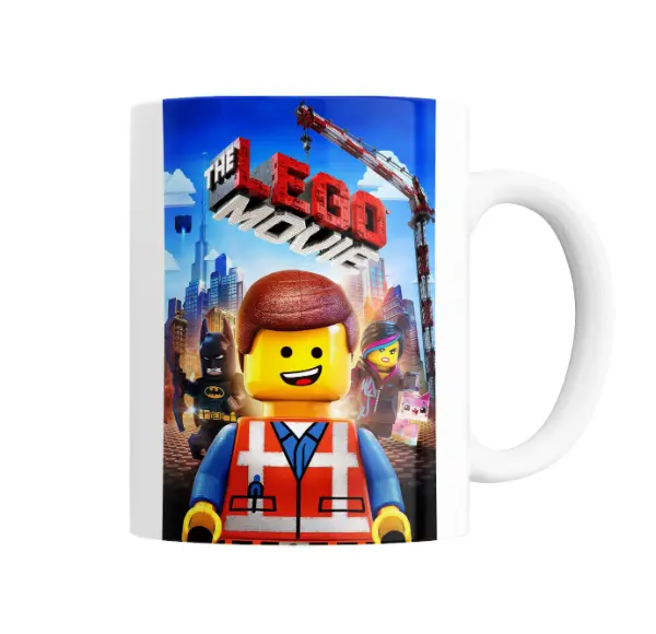 Taza de Cerámica Lego La Película Emmet Wyldstyle Batman
