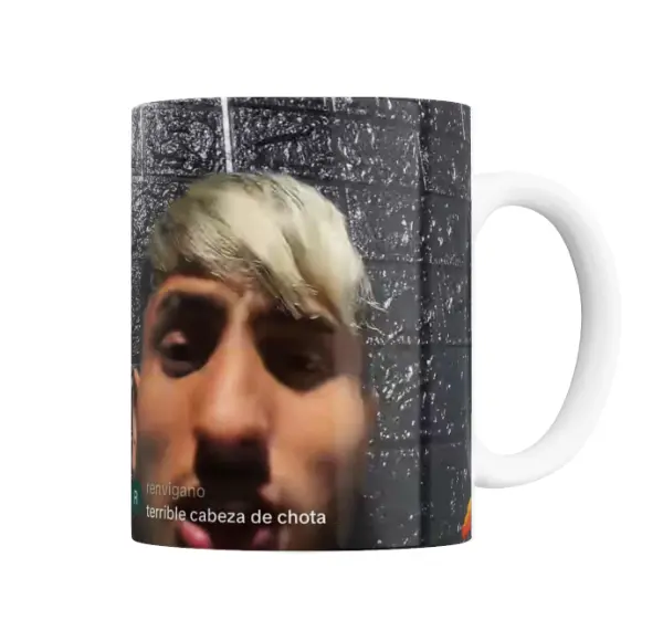 Taza de Cerámica Leofest Terrible Cabeza de Chota