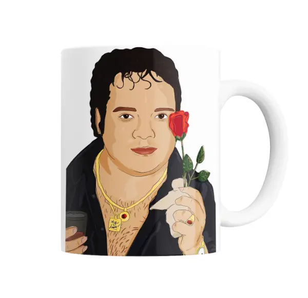 Taza de Cerámica Leo Mattioli Leo Amor con Rosa