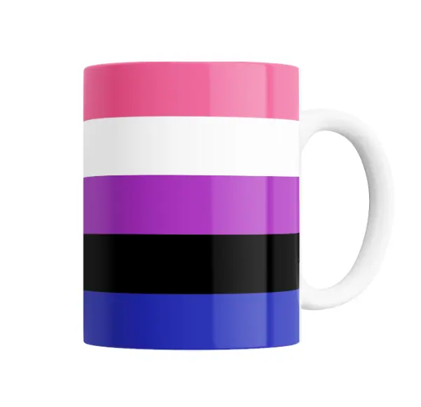 Taza de Cerámica Bandera Genderfluid
