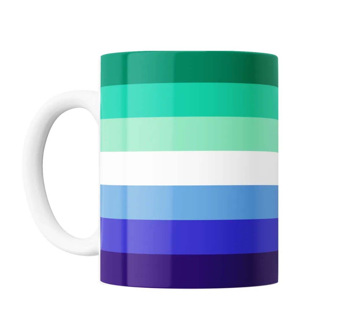 Taza de Cerámica Bandera Orgullo Gay Masculino - vista 2