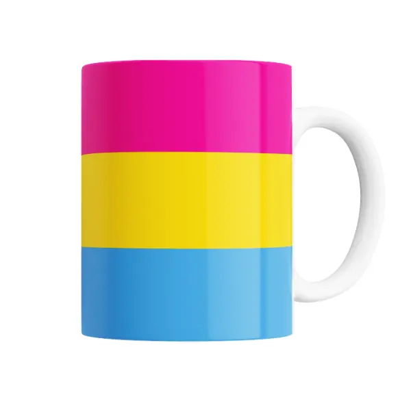 Taza de Cerámica Bandera Pansexual
