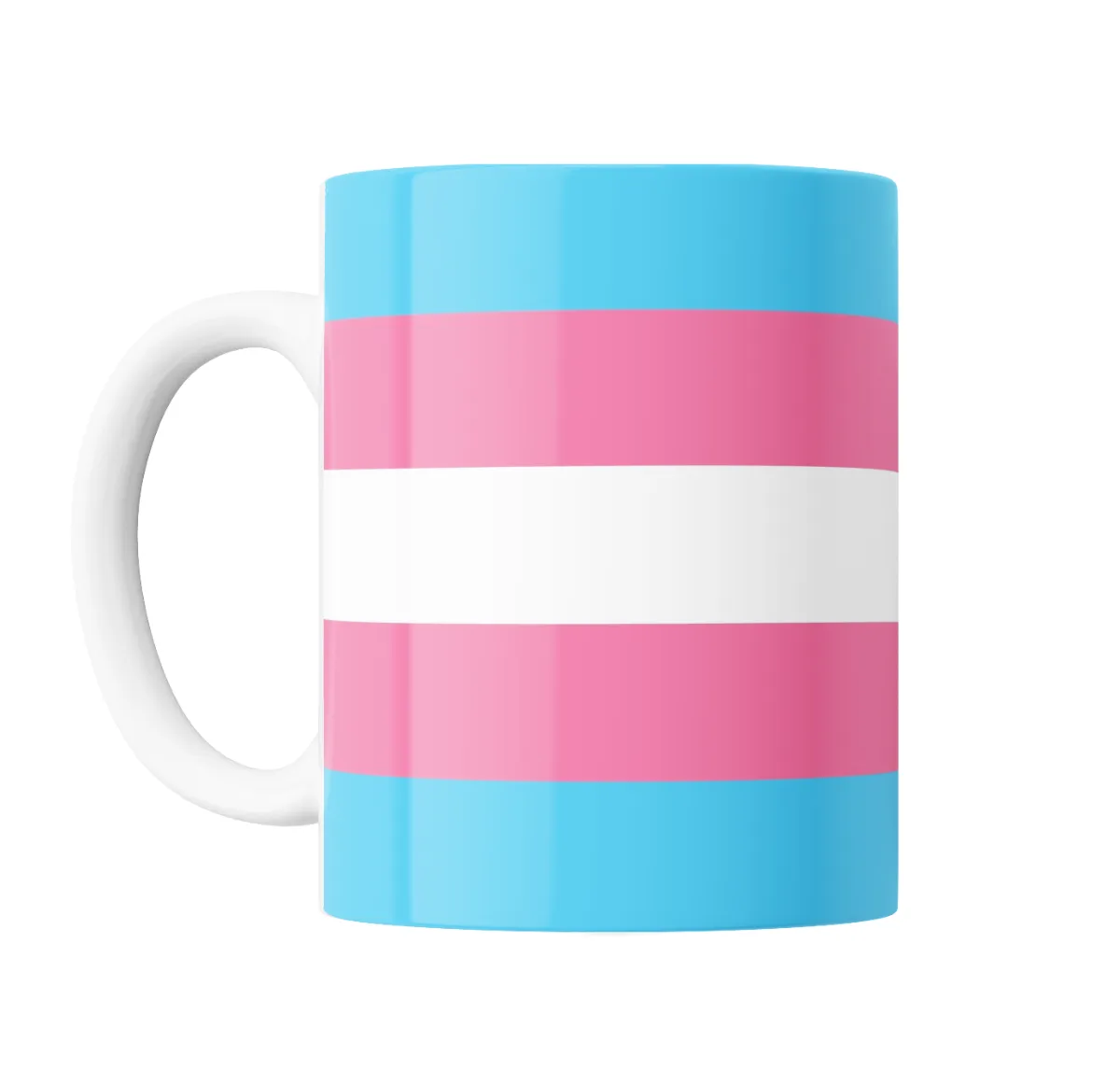 Taza de Cerámica Bandera Trans - vista 2