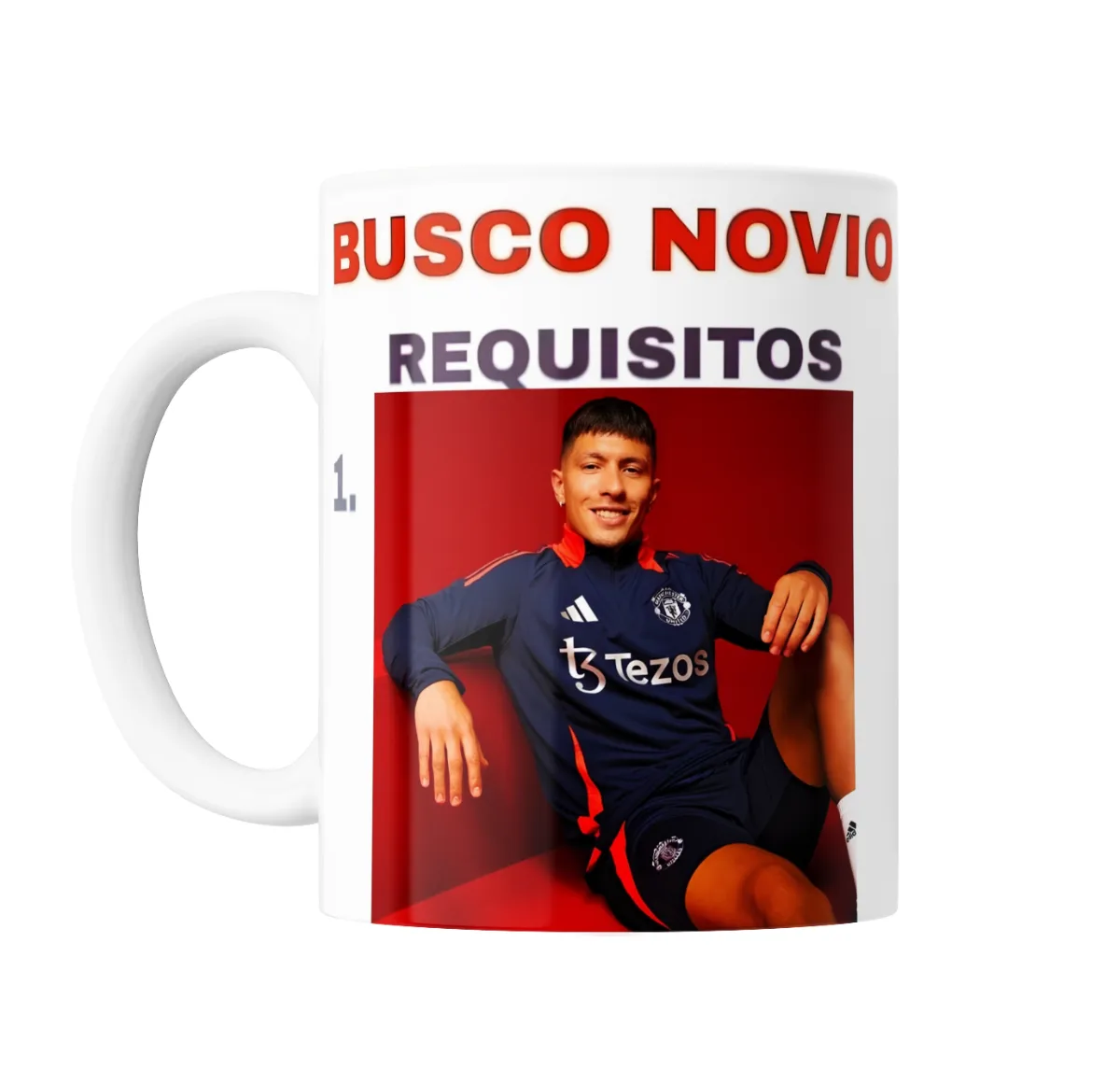 Taza de Cerámica Lisandro Martínez Busco Novio Requisitos - vista 2