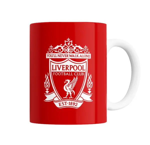 Taza de Cerámica Liverpool Football Club Escudo Blanco