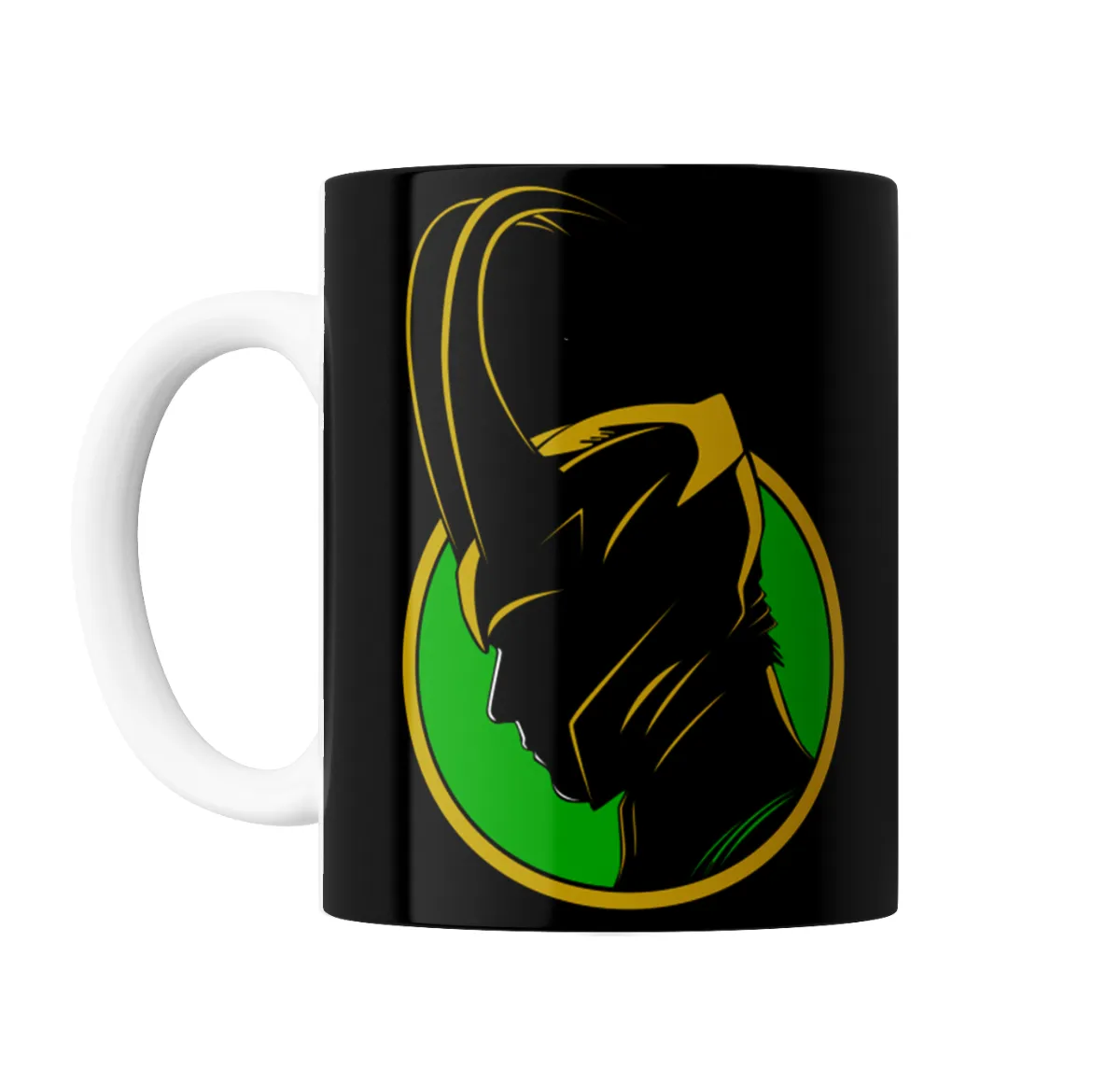 Taza de Cerámica Loki Perfil Dorado Marvel - vista 2