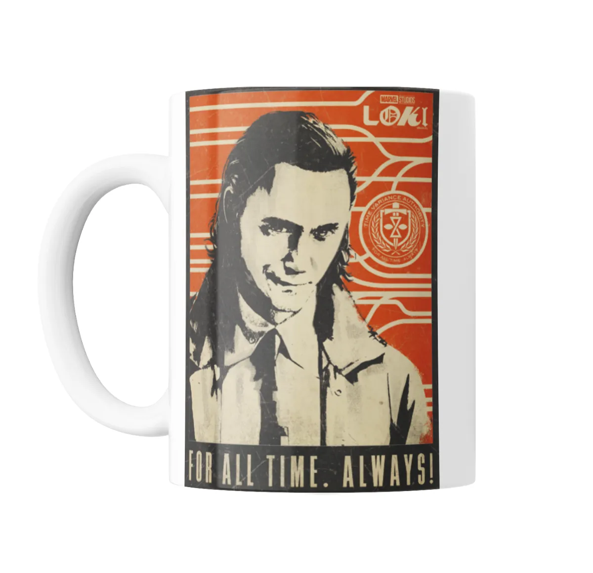 Taza de Cerámica Loki Time Variance Authority For All Time Always - vista 2