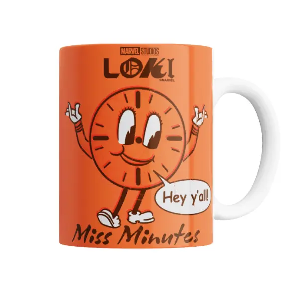 Taza de Cerámica Loki Miss Minutes Hey Y'all