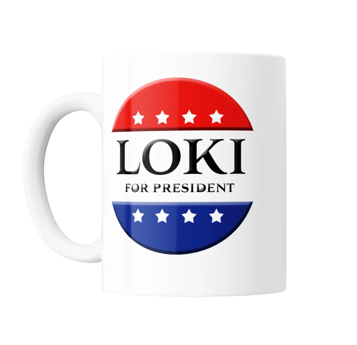 Taza de Cerámica Loki For President - vista 2