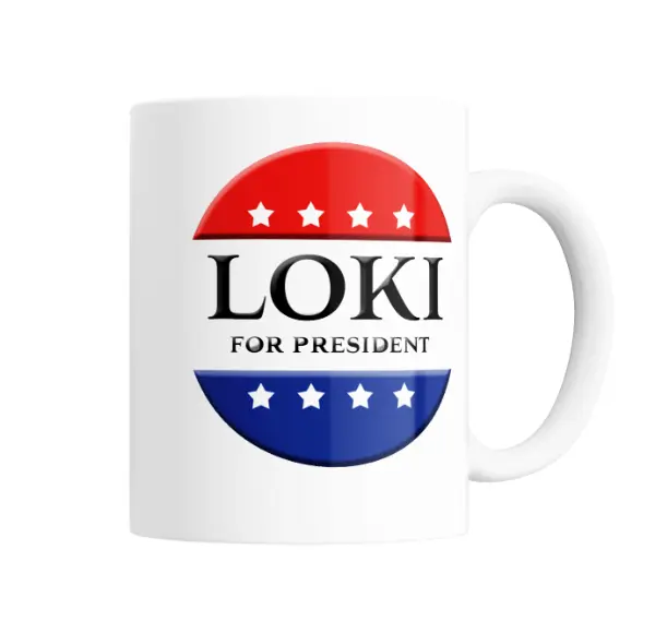 Taza de Cerámica Loki For President