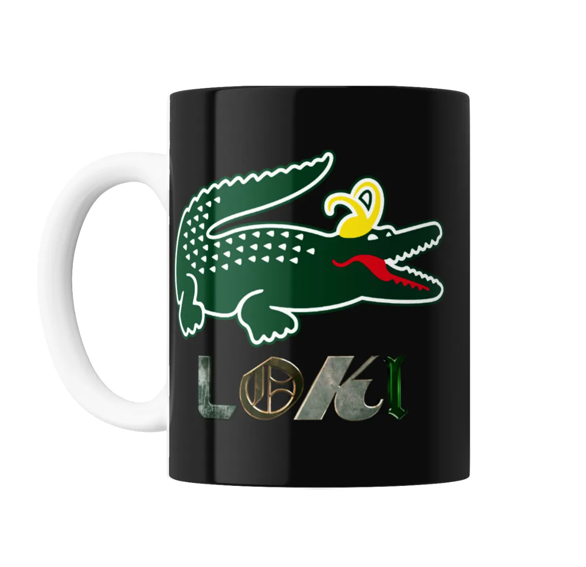 Taza de Cerámica Loki Cocodrilo Verde - vista 2