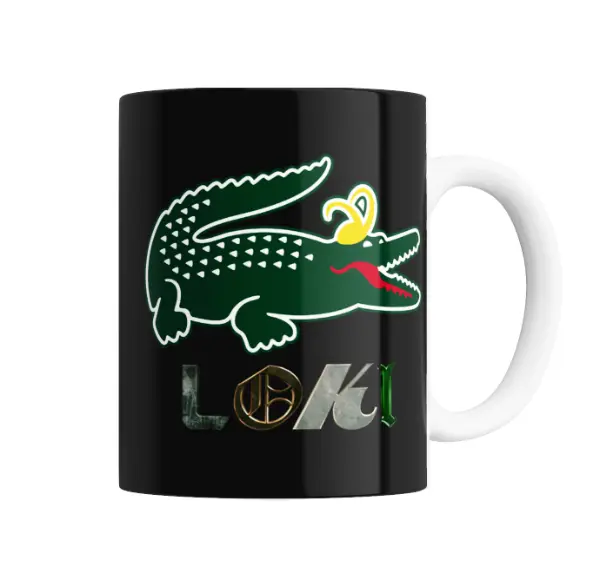 Taza de Cerámica Loki Cocodrilo Verde