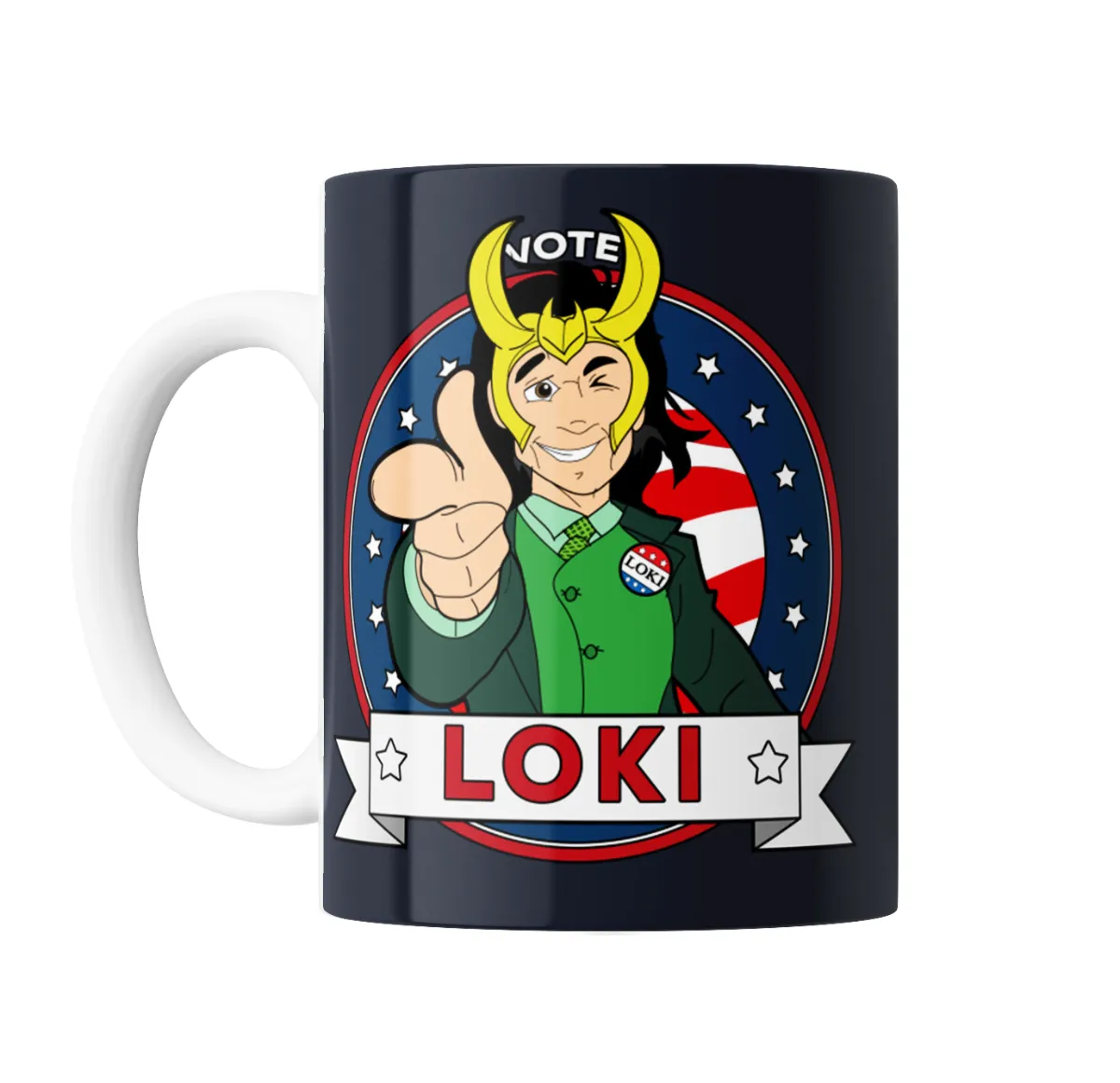 Taza de Cerámica Loki Vote Marvel Candidato - vista 2