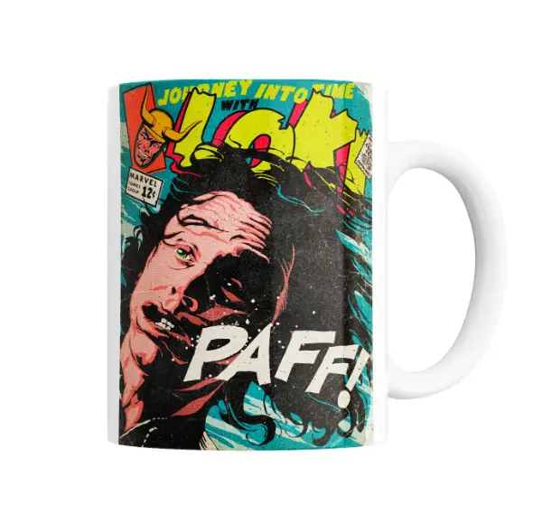 Taza de Cerámica Loki Journey into Mystery Comic Vintage