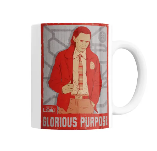 Taza de Cerámica Loki Glorious Purpose