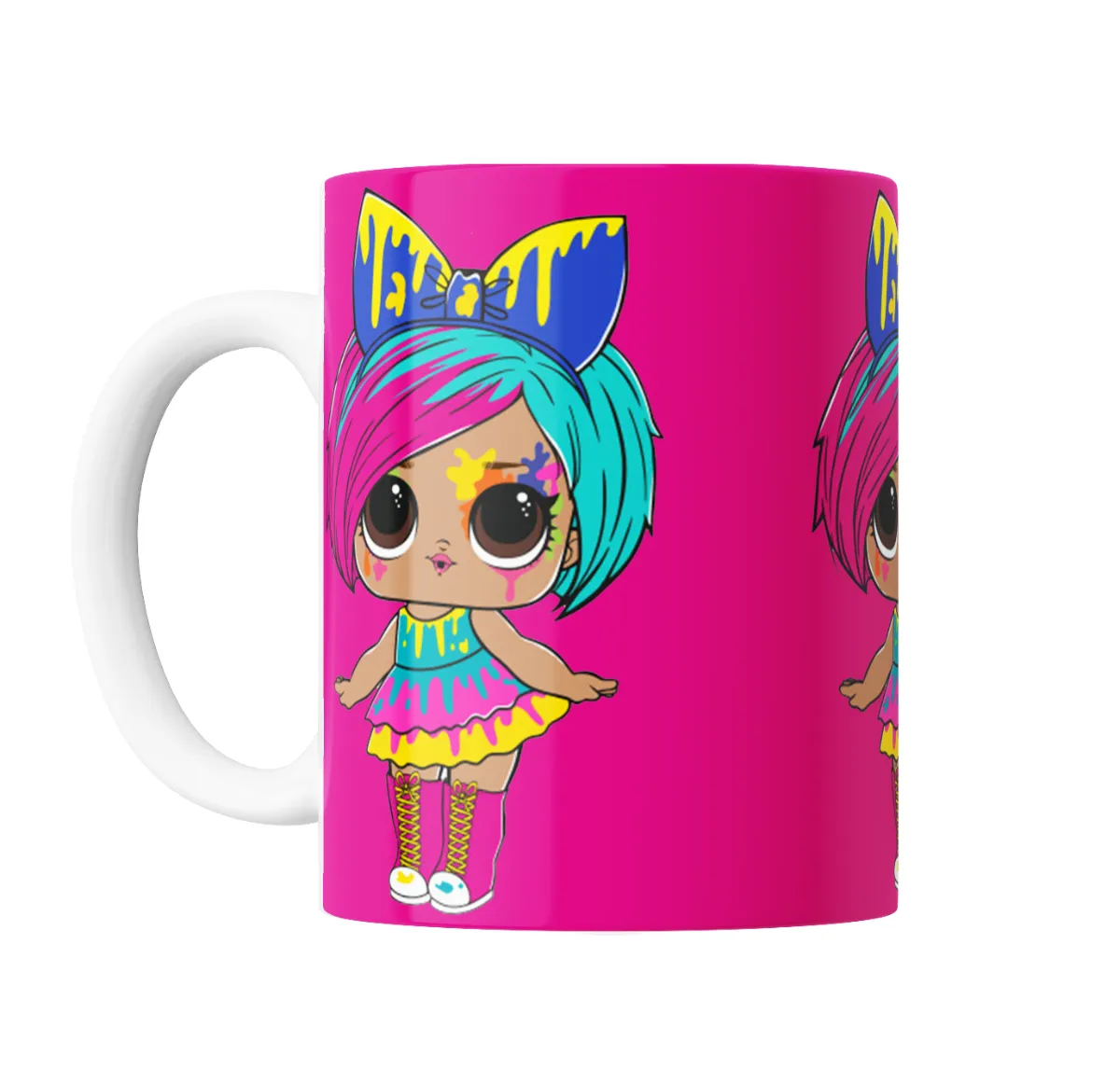 Taza de Cerámica LOL Surprise Muñeca Pintura Salpicada - vista 2