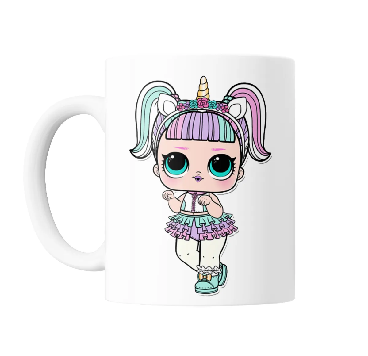 Taza de Cerámica LOL Muñeca Unicornio - vista 2