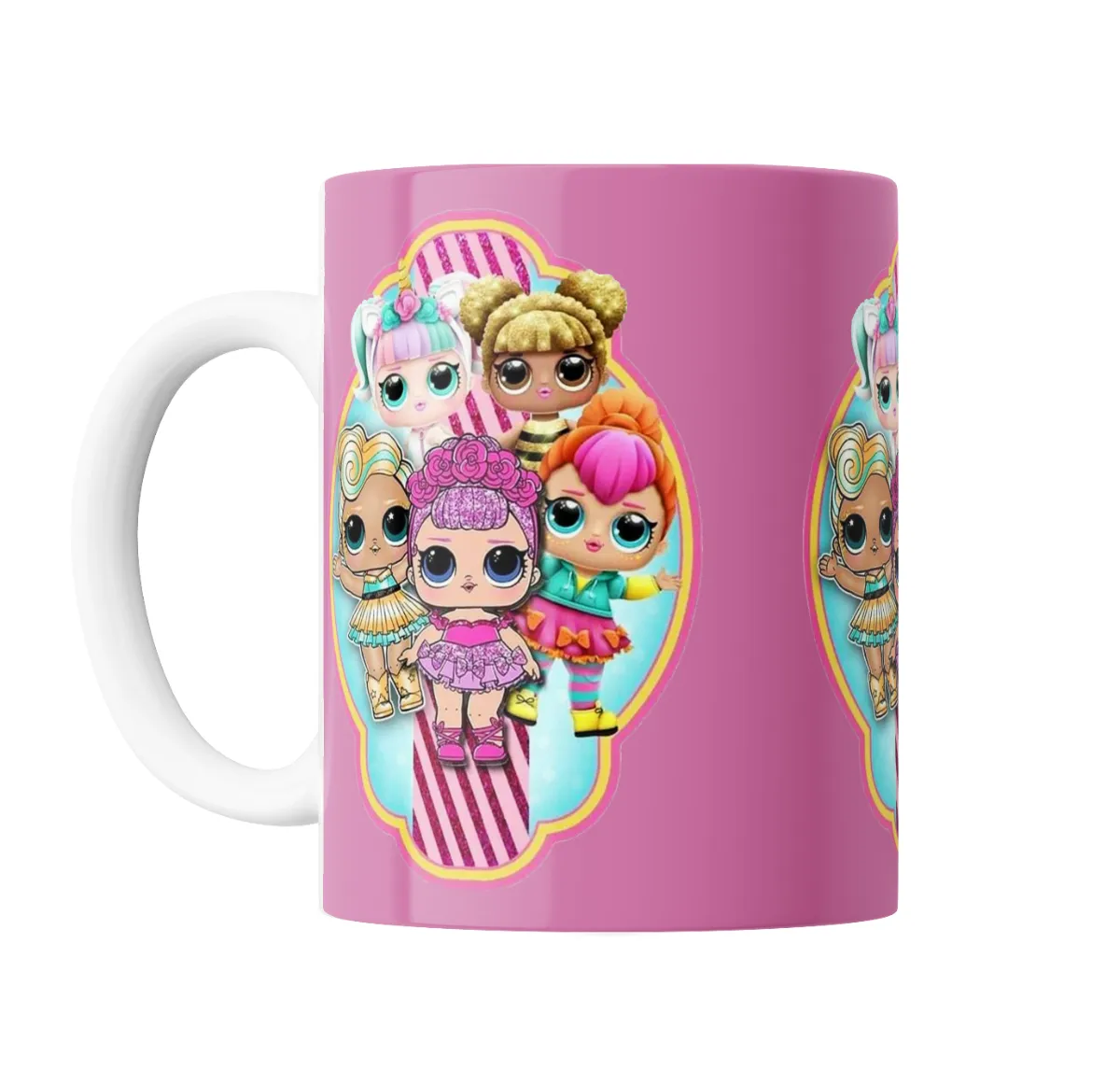 Taza de Cerámica LOL Surprise Muñecas Rosa - vista 2
