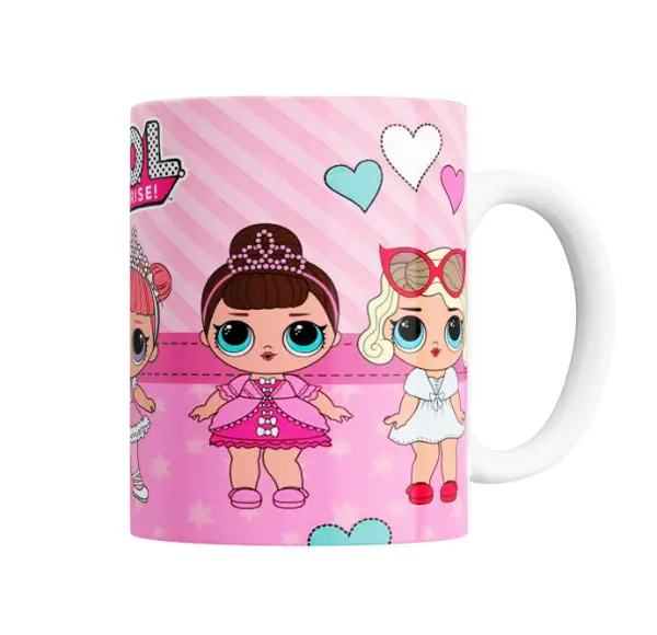 Taza de Cerámica LOL Surprise Bailarinas con Tiara