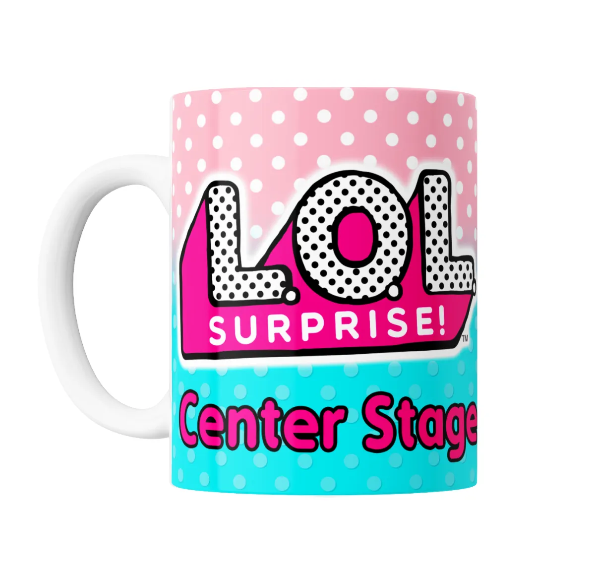 Taza de Cerámica LOL Surprise Muñeca Pelo Rosa y Tiara - vista 2