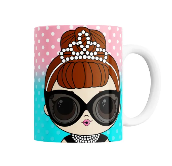 Taza de Cerámica LOL Surprise Diva con Lentes