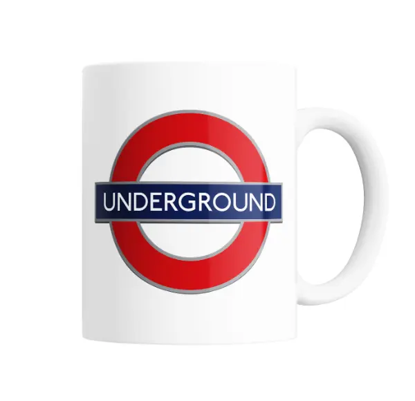 Taza de Cerámica Londres Underground Logo
