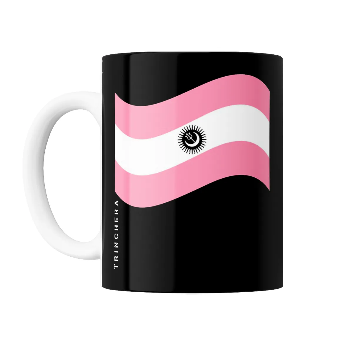 Taza de Cerámica Babasonicos Bandera Rosa Trinchera - vista 2