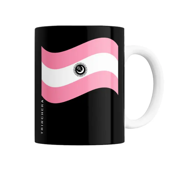 Taza de Cerámica Babasonicos Bandera Rosa Trinchera