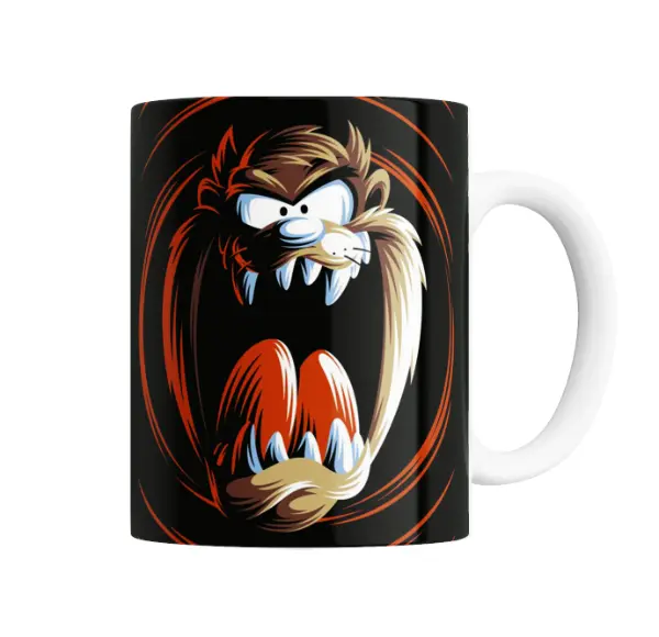 Taza de Cerámica Looney Tunes Taz Tasmania Furioso