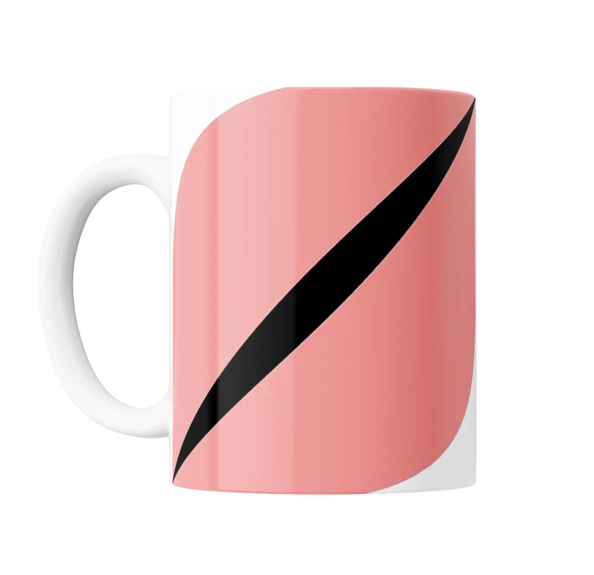 Taza de Cerámica Babasonicos Trazo Curvo Negro Rosa - vista 2