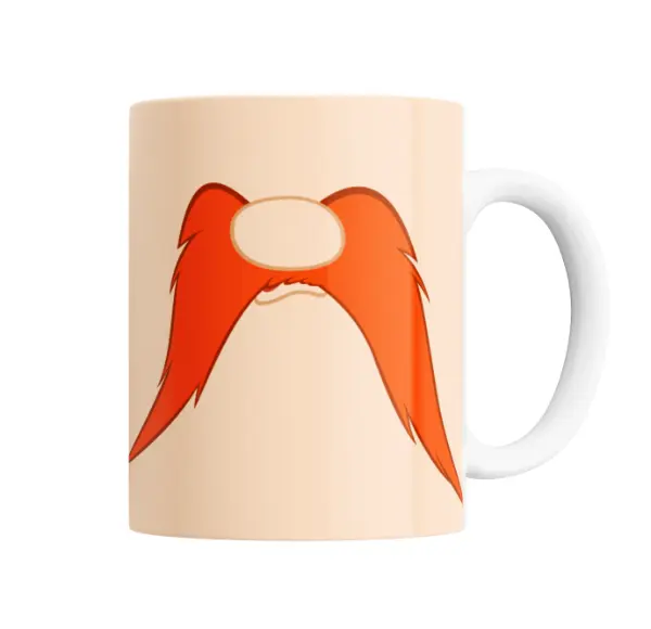 Taza de Cerámica Looney Tunes Yosemite Sam Bigote