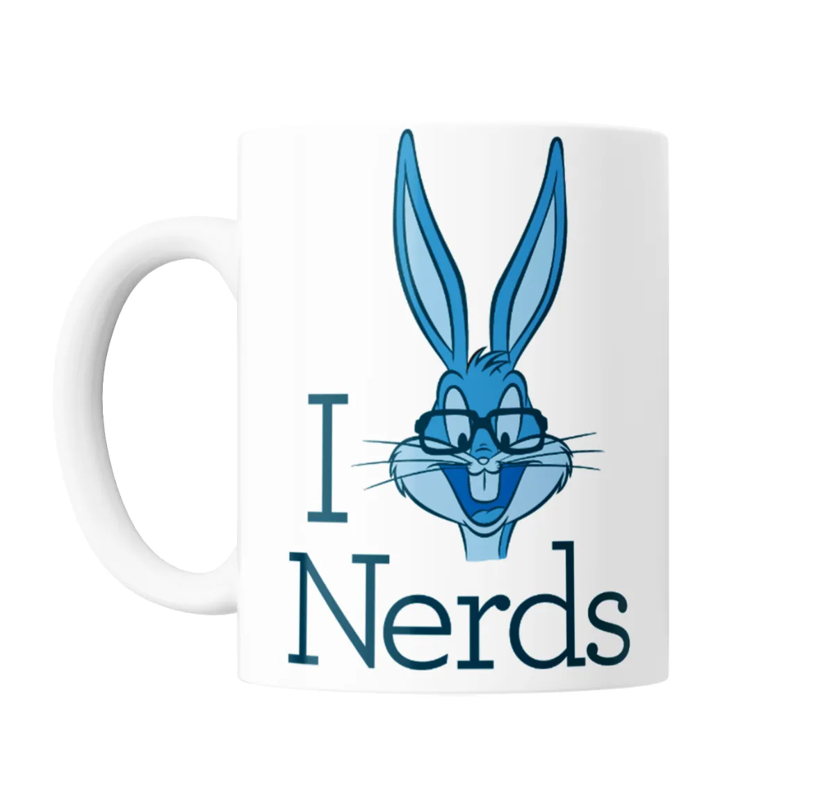 Taza de Cerámica Looney Tunes Bugs Bunny I Nerds - vista 2