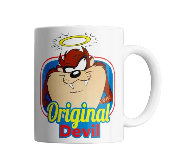 Taza de Cerámica Looney Tunes Taz Original Devil