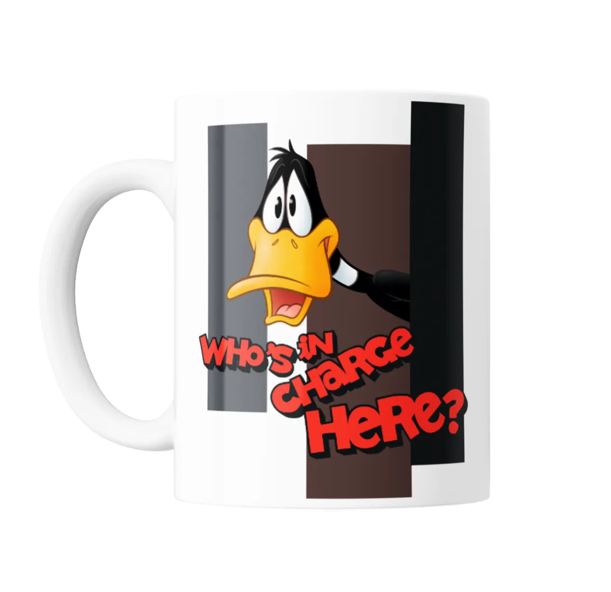Taza de Cerámica Looney Tunes Pato Lucas Who's in Charge Here - vista 2