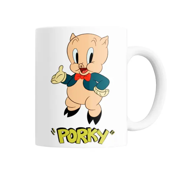 Taza de Cerámica Looney Tunes Porky Pig