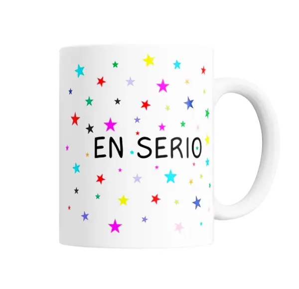 Taza de Cerámica Los Odio a Todos Arcoíris Kawaii