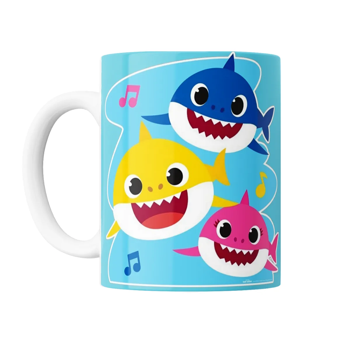 Taza de Cerámica Baby Shark Familia Música - vista 2