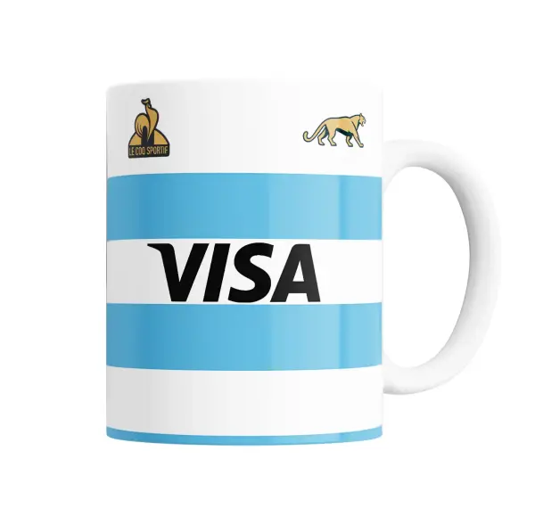 Taza de Cerámica Los Pumas Camiseta Rugby Visa